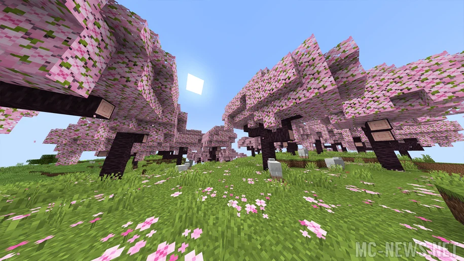 Cherry Grove Biome in Minecraft